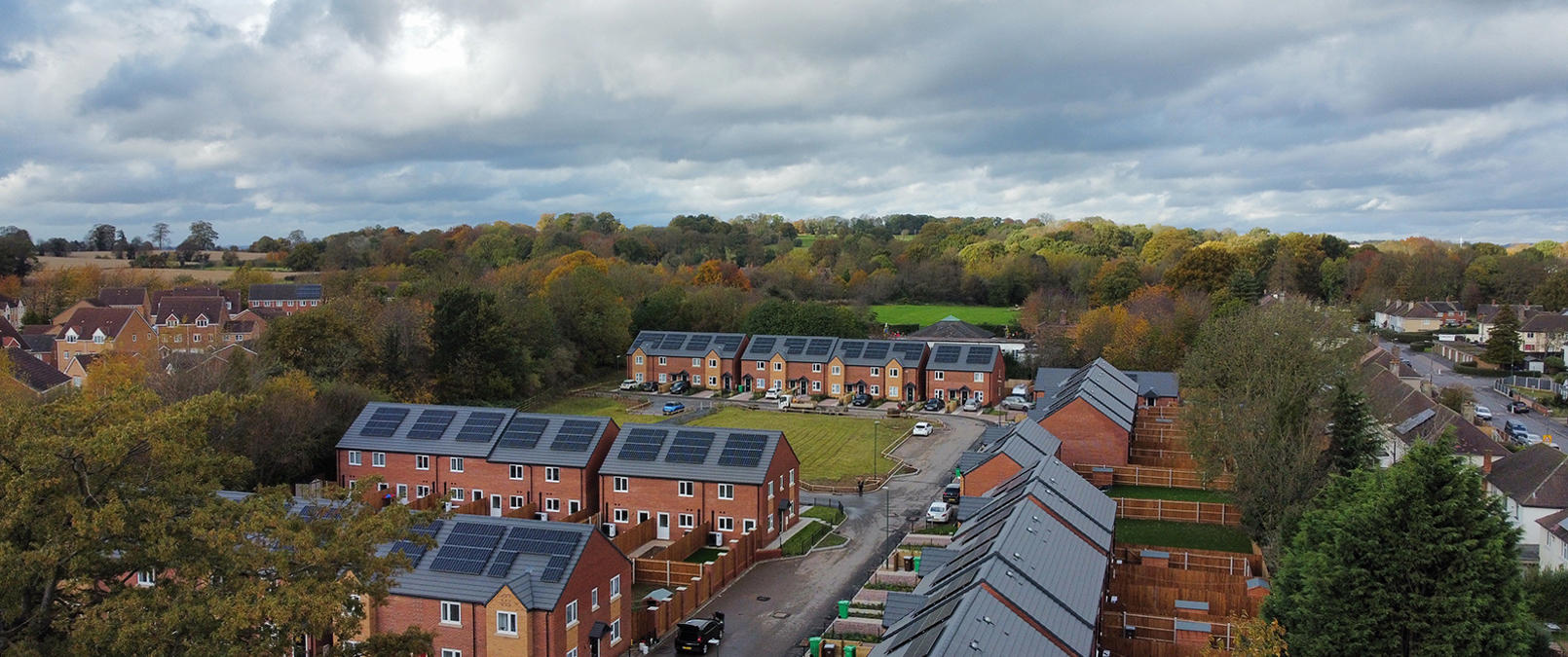 Aerial Photo College Way Bilborough (1)