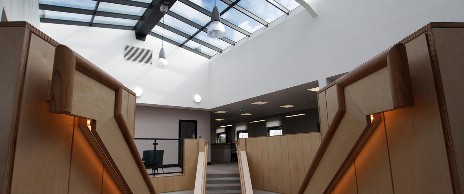 Central stairs and atrium